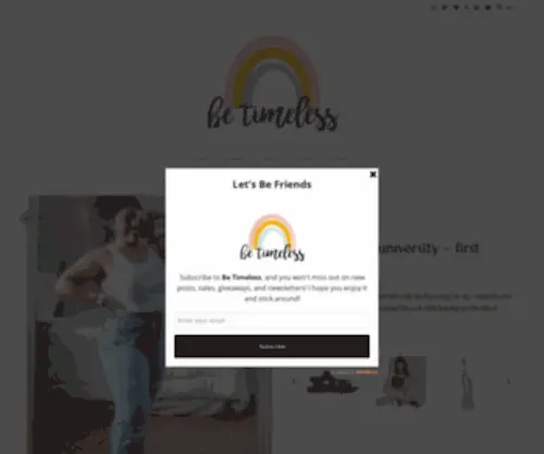 Timelessbrunette.com(Timeless Brunetee) Screenshot