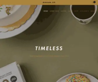 Timelesscoffee.com(Timeless Coffee & Bakery) Screenshot