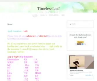 Timelessleaf.com(Timelessleaf) Screenshot