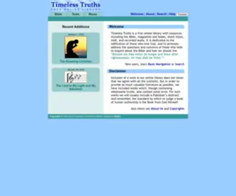 Timelesstruths.org(Timeless Truths Free Online Library) Screenshot