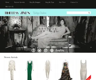 Timelessvixen.com(Vintage Fashion & Couture) Screenshot