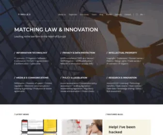 Timelex.eu(Law firm in IT) Screenshot