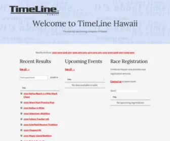 Timelinehawaii.com(Race Results) Screenshot