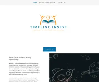 Timelineinside.com(Timeline Inside) Screenshot