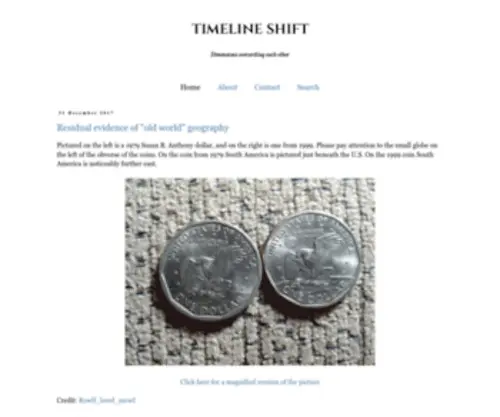Timelineshift.com(Timeline Shift) Screenshot