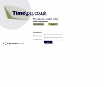 Timelog.co.uk(Timesheet Management) Screenshot