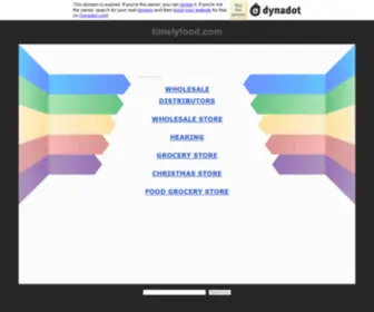 Timelyfood.com(Timelyfood) Screenshot