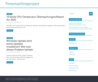Timemachineproject.eu(Timemachineproject) Screenshot
