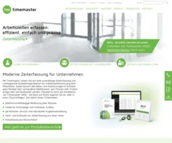 Timemaster.de(Digitale Zeiterfassung günstig und gut) Screenshot