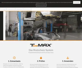 Timemax.de(Rostschutz, Karosseriebau, Trockeneisstrahlen, Korrosionsschutz) Screenshot