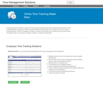 TimemGmtsolutions.com(Employee Time Tracking Software) Screenshot