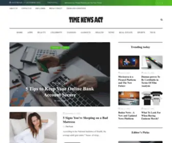 Timenewsact.com(Local News Site) Screenshot