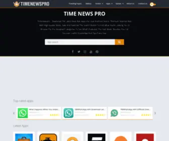 Timenewspro.com(Time News Pro) Screenshot