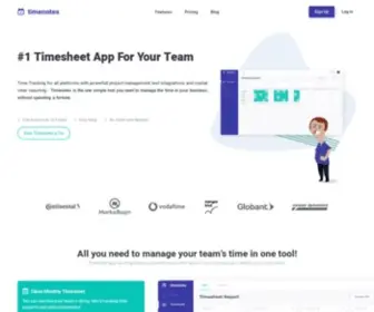 Timenotes.io(Timesheet app) Screenshot