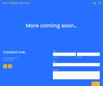 Timeobrien.com(Tim E O'Brien dot com) Screenshot
