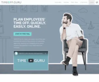 Timeoff.guru(Timeoff guru) Screenshot