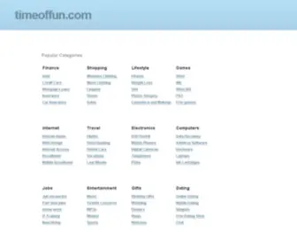 Timeoffun.com(The Frontpage) Screenshot