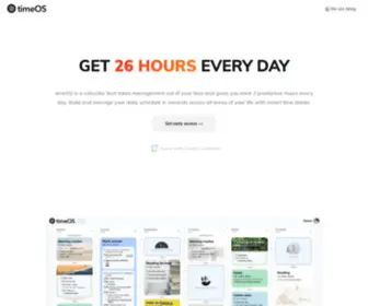 Timeos.co(A personal) Screenshot