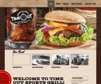 Timeoutsportsgrill.com(Time Out Sports Grill) Screenshot