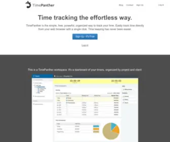 Timepanther.com(Free Online Time Tracker App) Screenshot