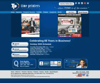 Timeprinters.com(Baltimore Business Printers) Screenshot