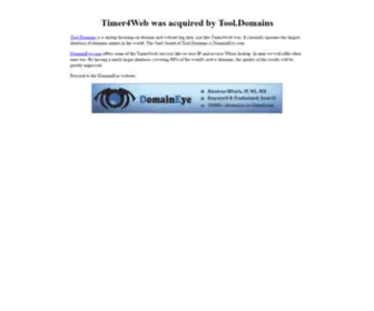Timer4Web.com(Timer4Web was acquired by Tool.Domains) Screenshot