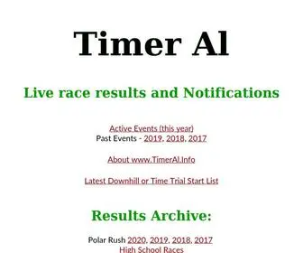 Timeral.info(Race Results) Screenshot