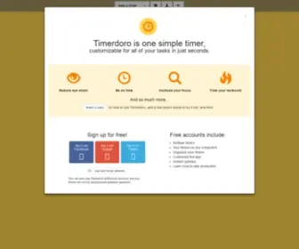 Timerdoro.com(Be more productive with productivity timers) Screenshot