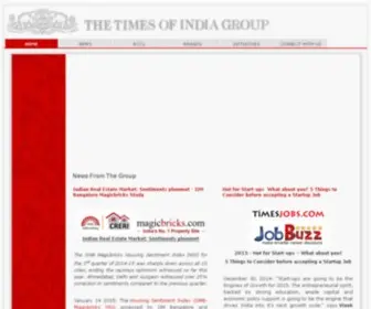 Timesgroup.com(Bennett Coleman and Company Limited) Screenshot