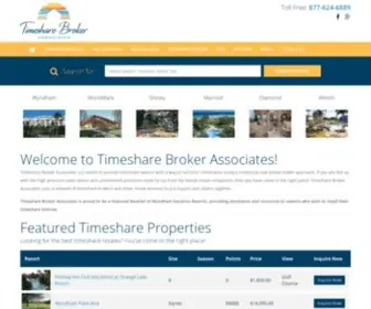 Timesharebrokerassociates.com(Timeshare Broker Associates) Screenshot