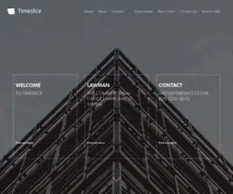 Timeslice.co.uk(Solicitors Legal Practice Management Software System) Screenshot