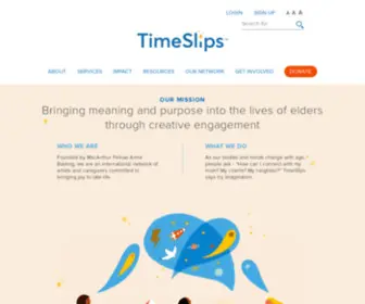 Timeslips.org(TimeSlips) Screenshot