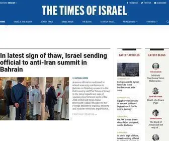 Timesofisrael.com(The Times of Israel) Screenshot