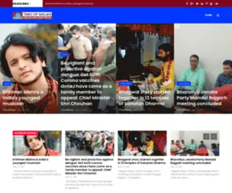 Timesofmalwa.com(English News) Screenshot