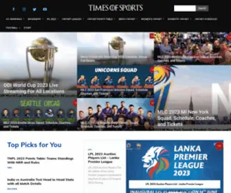 Timesofsports.com Screenshot