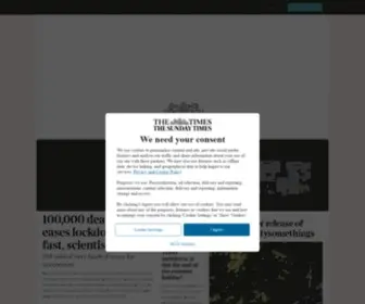 Timesonline.co.uk(The Times & The Sunday Times) Screenshot
