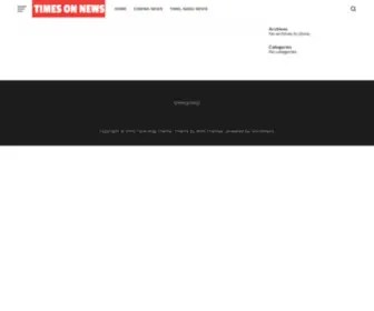 Timesonnews.com(Times On news) Screenshot