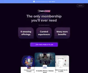 Timesprime.com(Times Prime Membership Offers) Screenshot