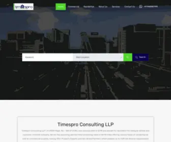 Timesproconsulting.com(TimesPro Consulting) Screenshot