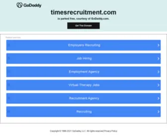 Timesrecruitment.com(Timesrecruitment) Screenshot