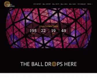Timessquareball.net(Times Square Ball) Screenshot