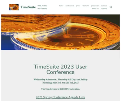 Timesuite.com(TimeSuite SoftwareConference) Screenshot