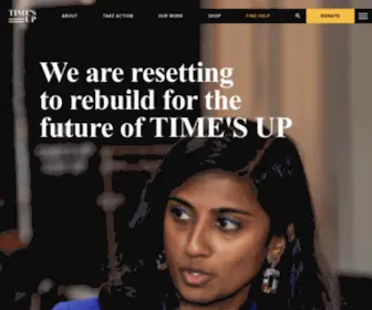 Timesupnow.com(TIME'S UP Now) Screenshot