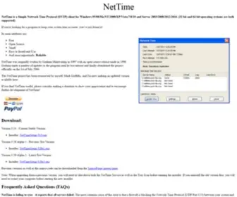 Timesynctool.com(Network Time Synchronization Tool) Screenshot