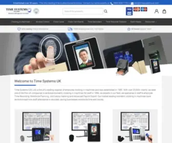 Timesystemsuk.com(Time Systems (UK) Ltd) Screenshot