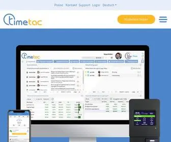 Timetac.com(Online Zeiterfassung für Unternehmen) Screenshot