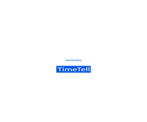 Timetell.online(Timetell online) Screenshot