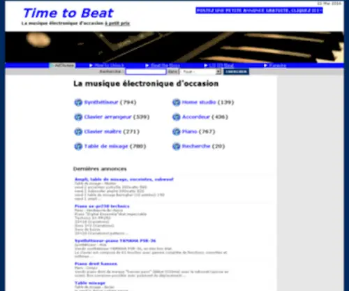 Timetobeat.fr(Timetobeat) Screenshot