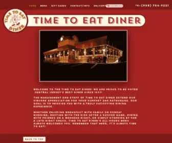 Timetoeatdiner.com(Time to Eat Diner) Screenshot