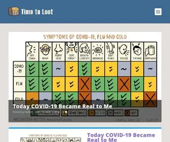 Timetoloot.com(Finding fun in loot and adventure) Screenshot